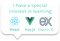 speech bubble with interest icons